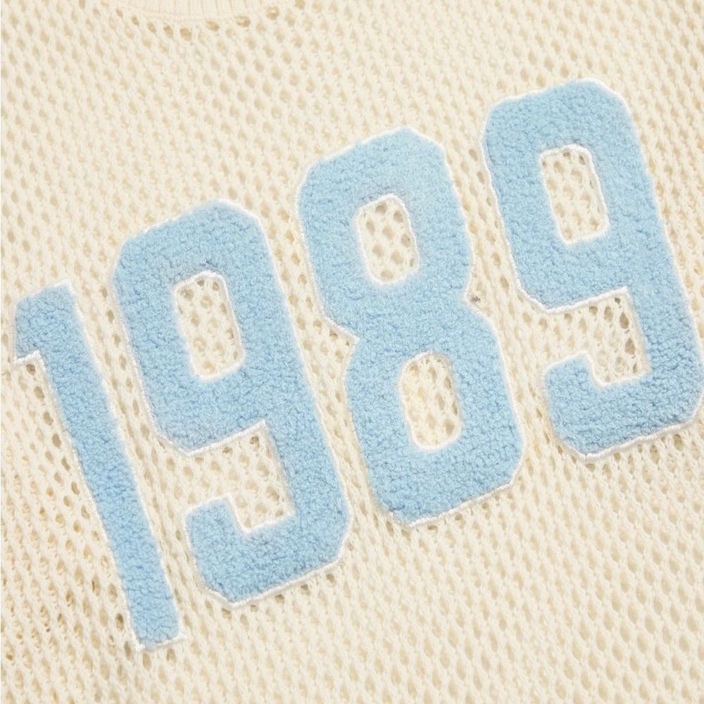 Taylor Swift 1989 (Taylor’s Version) Open Knit Sweater Brand New w/o Tags - Picture 2 of 14